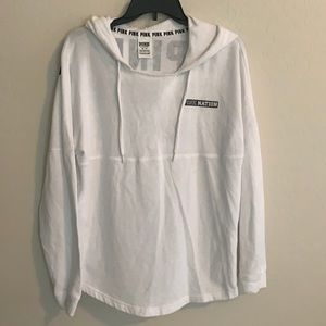 PINK VICTORIA’S SECRET SIZE XS LIGHTWEIGHT HOODIE